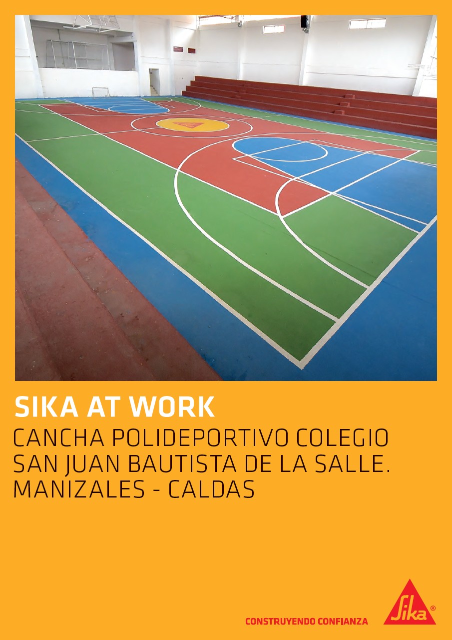 Sika at Work - Cancha deporita Colegio San Juan Bautista de La Salle
