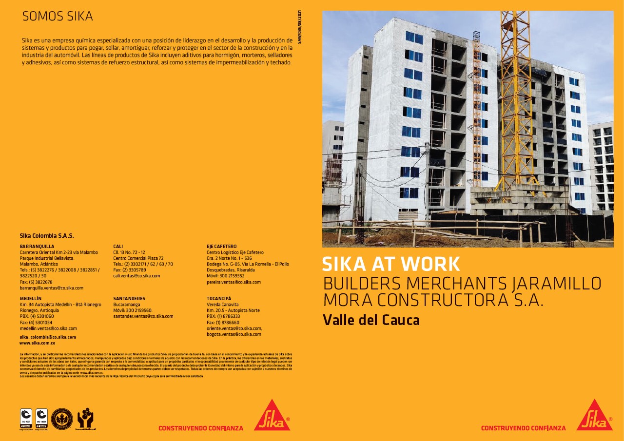 Sika at Work - Jaramillo Mora Constructora