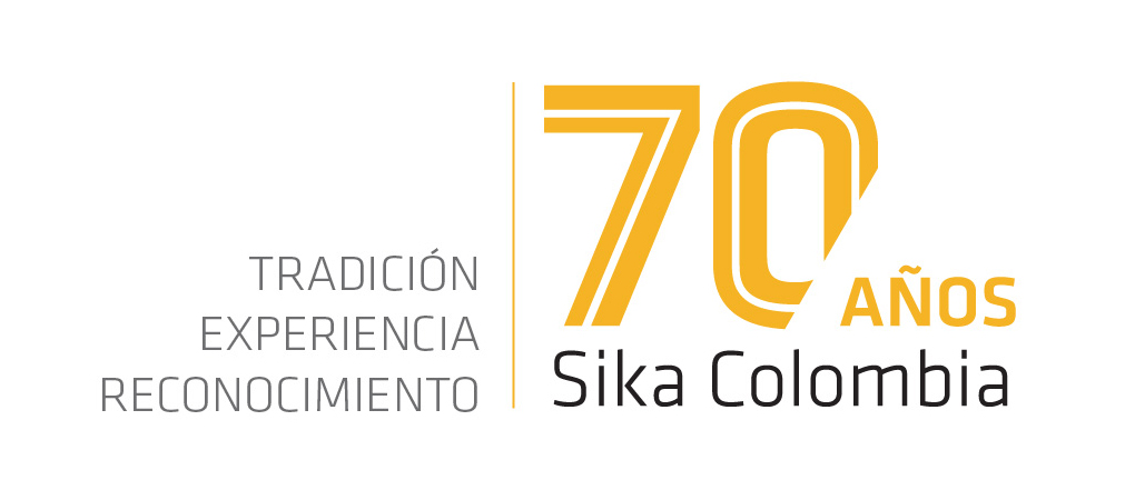 Logo 70 anos Sika Colombia